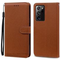 Note20 Note 20 Ultra dėklas Samsung Galaxy Note 20 dėklui Odinis atverčiamas piniginės dėklas Samsung Galaxy Note 20 Ultra dėklo viršeliai Galaxy Note 20 Ultra ruda