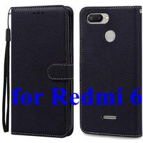 Mi 6 dėklas Xiaomi Mi 6 dėklui Redmi 6 odinis piniginės tipo atverčiamas dėklas Xiaomi Redmi 6 Mi6 telefono dėklui Redmi6 dangtelis Fundas apvalkalas krepšiai