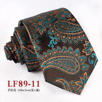 Vintage Laisvalaikio Raštas „Paisley“ ir „Cashew“ Kaklaraištis Suknelė Verslo Vyriškas Kaklaraištis 7Cm black