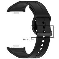 Silikoninis dirželis Redmi Watch 5, tos pačios spalvos sagtimi, laikrodžių apyrankės + laikrodžio dėklas, reguliuojama vienspalvė apyrankė Redmi Watch 5 For Redmi Watch 5 black