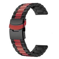 Juoda Oranžinė Nerūdijančio Plieno Apyrankė Huawei Watch 4 4 Pro Ultimate Prabangi Metalinė 22mm Dirželis Huawei Watch GT 3 GT 4 GT 5 Pro Huawei GT 4 46mm black