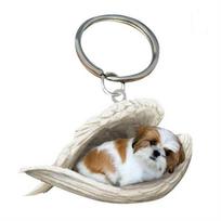 Moterims Augintinio Raktų Pakabukas Papuošalas Dovana Raktų Pakabukas Gyvūno Raktų Pakabukas Šuns Raktų Pakabukai Automobilio Raktų Pakabukas Šuns Pakabukas Shih Tzu gray
