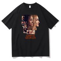 Ginny & Georgia 3 marškinėliai moterims medvilniniai trumparankoviai viršutiniai drabužiai nauji kūrybiški estetiški marškinėliai žavingi grafiniai marškinėliai unisex L brown