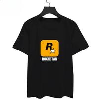 GTA Žaidimai 5 Kompanija R Rockstar Games Vaizdo Žaidimų Periferija Trumpomis Rankovėmis Marškinėliai Moterims Drabužiai Pusiau Ilgomis Rankovėmis L orange