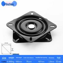 Universal Thickened Square Rotating TV Stand for Furniture gray