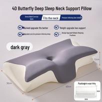 Home Neck Support Crescent Memory Foam Pillow - Zero Pressure & Slow Rebound Single Pillowcase