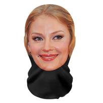 3D raštuotas tinklelio veido kaukė, galvos apdangalas, vakarėlio, cosplay rekvizitai, juokingas veidas, atspausdintas galvos šalikas, garsus žmogus, ledo šilko apsauga nuo saulės, galvos kaukė as the picture-One size beige