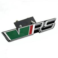 VRS Logotipas Automobilio Priekinių Grotelių Emblema Metalinis Ženklelis Dekoracija Octavia Rs Fabia Rapid Superb Kodiaq Yeti Citigo Vision Kodiak blue