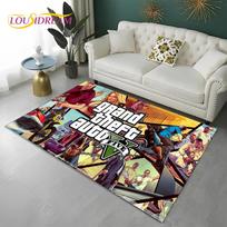 Grand Theft Auto žaidimai 3D GTA Žaidėjo kilimas kilimėlis namams svetainei miegamajam sofai durų kilimėlis dekoras, vaikiškas kilimas neslystantis grindų kilimėlis 40x60cm