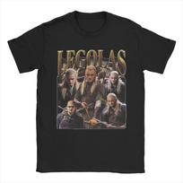 Legolas L-Žiedų Valdovai T-marškinėliai Vyrams Medvilniniai Naujoviški T-marškinėliai Apvalia Kaklo Iškirpte Trumpomis Rankovėmis Viršutiniai Drabužiai Naujas Atvykimas L gray