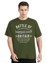 Battle Of Britain The Few - Winston Churchill Spitfire Cotton Fitness T-shirt Oversized Unisex Tshirt Streetwear Tops Tees 3XL black