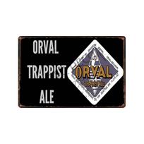 30X20CM Hoegaarden Orval Chouffe Alaus Skardos Ženklas - Vintažinė Metalo Plokštelė, Puikiai Tinka Baro/Pubo/Virtuvės/Namų/Kavos Sienos Dekoro Plakatui 20x30cm（7.8x11.8inch）