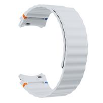 Silikoninė magnetinė juosta be tarpų, skirta Samsung Galaxy Watch 7/FE/6/5/4/Classic 40mm 44mm 5Pro, sportinis apyrankė Galaxy Watch 6 4 Classic 43/47mm Galaxy Watch 4 40mm pilka