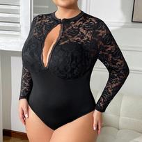 Korsetai, madingi ir elegantiški moteriški drabužiai 4XL juoda