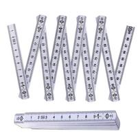 2Pcs 1 Meter Foldable Ruler,Engineering Measurement Device for Home Renovations & Classroom Use 1 white