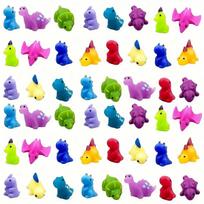 12/24 vnt. Dinzaurai Kawaii Squishies Mochi Squishy Žaislai Streso Malšinimo Žaislai Vaikams Berniukams Mergaitėms Gyvūnai Šventės Smulkmenos Gimtadienio Dovanos blue
