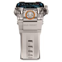 Silikoninė vyriška apyrankė Apple Watch Ultra 3 49mm, guminis sportinis dirželis iWatch Ultra 2 1 49MM, metalinis jungiklis, laikrodžio dirželis for Ultra 2 1 49mm gray
