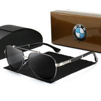 2025 NAUJI BMW stiliaus poliarizuoti akiniai nuo saulės vyrams/moterims Apsauginiai vairavimo akiniai Sportiški apgaubiantys Retro Aviatorius Saulės akiniai Dovanų dėžutė gray