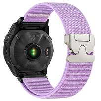 20/22/26mm Nailono dirželis Garmin Fenix E 8 47mm 51mm 7 7X 6 6X 5 5X Plus/Enduro 3/Epix Pro Gen 2 QuickFit sportinei apyrankei 20mm black