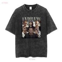 Andrew Tate Vintažiniai marškinėliai Medvilniniai Retro Gerbėjų Prekės S 5XL vintažiniai Išskalbti Universalūs madingi Minkšti Unisex su grafika Kvėpuojantys M black