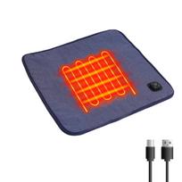 USB šildoma sėdynės pagalvėlė - Elektrinis žiemos šildymo kilimėlis biurui, automobiliui ir lauko kėdėms USB Seat Pad red