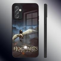 H-Hogwartss Legacy telefono dėklas Samsung S26 S24 Ultra S23 S22 S21 Fe S25 Plus A54 A34 A24 A53 A13 A16 Stiklinis dangtelis Samsung a54 5g gray