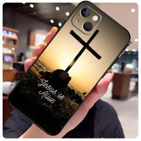 Jesus Case For iPhone 17 Pro Max 15 14 13 11 12 16 Pro Max mini 15 16 Plus 16e 17 Air Phone Cover iPhone 11 beige