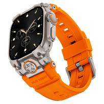 Silicone Band for Apple Watch Ultra 3 49MM Armor Style Sports Strap for Iwatch Ultra 2 1 49mm Bracelet Replacement Accessories Ultra 3 2 1 49mm&Without box black
