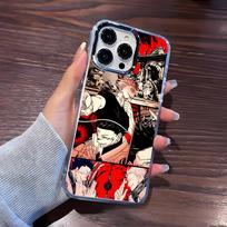 Jujutsu Kaisen Satoru Sukuna Silikoninis telefono dėklas IPhone 17 Pro Max 16 15 14 Pro Max IPhone 13 Pro Max 11 Plus Skaidrus Co iPhone 14