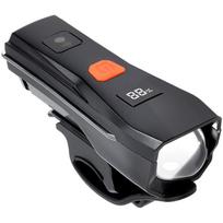 Bicycles LED Flashlight Waterproof Headlight Rechargeable Front Light Bikes Light with 6 Light Modes for Night Ridings 1 black