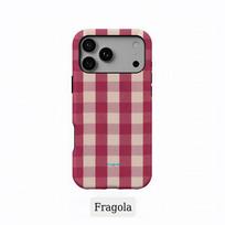 Telefono dėklas iPhone 17 16 15 14 13 12 11 X XS XR Air Pro Max Plus Prabangus Clmj Fragola Spalvoti langeliai Dvisluoksnis galinis dangtelis iPhone XR