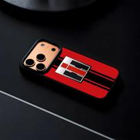 Case IH Traktoriaus Logotipas Telefono dėklas IPhone 17 16 15 14 13 12 Pro Max Plus Juodas Rėmelis Kietas Korpusas iPhone 16e