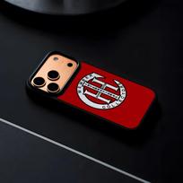 Case IH Traktoriaus Logotipas Telefono dėklas IPhone 17 16 15 14 13 12 Pro Max Plus Juodas Rėmelis Kietas Korpusas iPhone 16