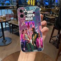 D-Decor T-Theft A-Auto G-GTA Vaizdo Žaidimų Telefono Dėklas Skirtas IPhone 17 16 15 14 13 12 11 Pro Max Plus Minkštas Dangtelis Personalizuotas Pasidaryk Pats iPhone 17pro max