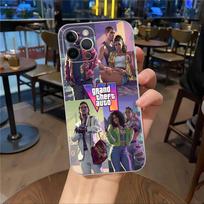 D-Decor T-Theft A-Auto G-GTA Vaizdo Žaidimų Telefono Dėklas Skirtas IPhone 17 16 15 14 13 12 11 Pro Max Plus Minkštas Dangtelis Personalizuotas Pasidaryk Pats iPhone 17 Pro