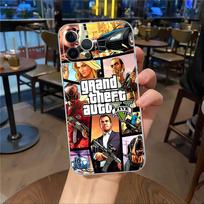 D-Decor T-Theft A-Auto G-GTA Vaizdo Žaidimų Telefono Dėklas Skirtas IPhone 17 16 15 14 13 12 11 Pro Max Plus Minkštas Dangtelis Personalizuotas Pasidaryk Pats iPhone 12 pro