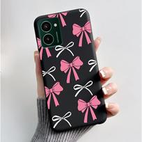 Minkštas TPU dėklas Nokia HMD Pulse Pro Pulse+ Plus, prabangus, mielas, meilės triušis, juokingas, juodas silikoninis apsauginis galinis dangtelis, telefono dėklas Nokia HMD Pulse black