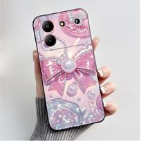 ZTE Blade A54 dėklas Apsauginis minkšto silikono gėlių TPU dangteliai ZTE BladeA54 4G buferis Dėklai telefonui Blade A34 A 54 Krepšys ZTE Blade A34 pink