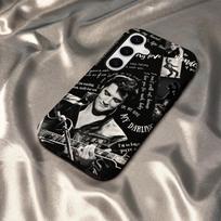 E-Elvis P-Presley Dainininko telefono dėklas Samsung S25 S24 S23 S22 S21 Plus Ultra A56 A36 A26 A16 Blizgus HD Kietas PC Dangtelis SamsungA26