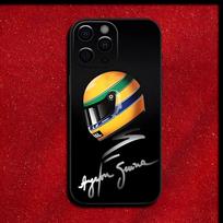 Lenktynininkas A-Ayrton S-Senna Telefono dėklas iPhone 16,15,14,13,12,11,Pro,X,XS,Max,XR,Plus,Mini minkštas juodas dangtelis iPhone13mini black