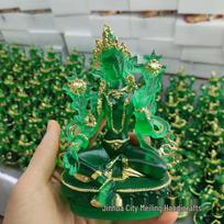Žalioji Tara Dolma Bodhisatva Dervos Budos Statulėlės Ornamentas 12CM High green