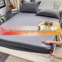 Paklodė su gumyte, Antklodė, Įvairių dydžių, Viešbučio ir buto čiužinio apsauga su pagalvės užvalkalu 47*74cm Pillowcase Pair tamsiai pilka spalva