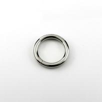 20-50mm Solid Metal Open-end Split O Rings Connectors for DIY Jewelry Making Belt Buckle Leather Craft Garment Bag Accessories 20mm sidabras