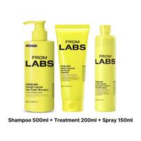 [FROMLABS] Baltymų kapsulės plaukų atstatomasis šampūnas 500ml + Kaukė 200ml Shampoo 500ml + Treatment 200ml+Spray 150ml