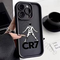 Futbolo C-cR7-R-Ronaldo Silikoninis dėklas iPhone 13 11 15 17 12 14 16 Pro Max 17 Air Plus SE Atsparus smūgiams Minkštas apsauginis dangtelis iPhone17