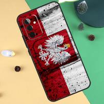 Lenkija Lenkijos vėliava Dėklas Samsung Galaxy A35 A55 A15 A25 A53 A33 A13 A52 A32 A12 A51 A71 A14 A34 A54 Samsung A54 5G