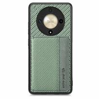 HONOR MAGIC 8 Pro 7 LITE 6 Pro 5G Odinis Kortelių Dangtelis Magnetinis RFID Funda Honor Magic 8 Lite Dėklas Telefonui Magic7 Pro 7 6 Galinis Etui Honor Magic 6 Lite žalia