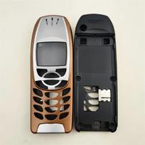 Nokia 6310 dėklas Korpusas 6310i Baterijos dangtelis Vidurinis rėmelis Priekinis rėmelis Keičiama dalis NE Telefonas Klaviatūra ruda