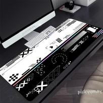 Pelės padėkliukai Printstream Stalo kilimėliai Kompiuterio pelės padėkliukas Įmonės Didelis stalo padėkliukas xcm Dideli žaidėjų pelės padėkliukai PC žaidėjo pelės kilimėlis Csgo 800x300x2mm black