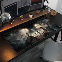 Clair Obscur Expedition Pelės kilimėlis Klaviatūros pelės kilimėlis Didelis žaidėjo pelės kilimėlis Žaidimų priedai XXL PC spintelė Stalo kilimėliai xCM 800x400x2mm gray